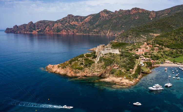 Le village côtier de Girolata