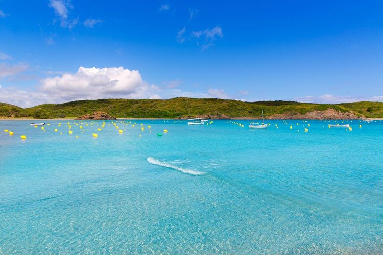 Es Grau, l'une des plus belles plages des Baléares, à Minorque