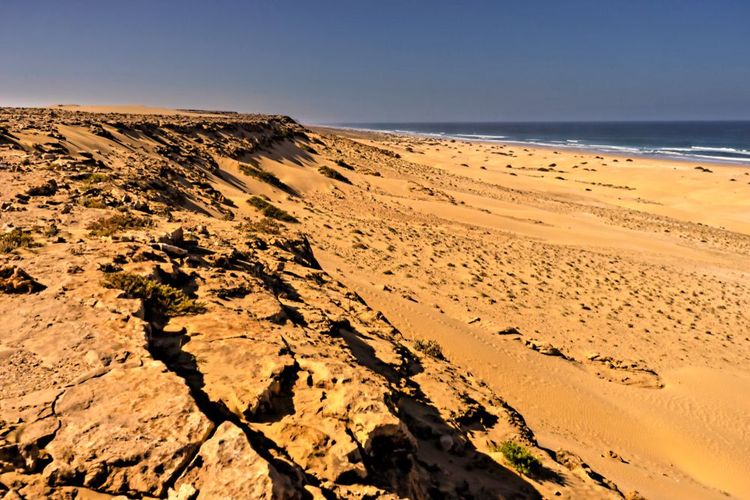 La Plage Blanche en plein soleil