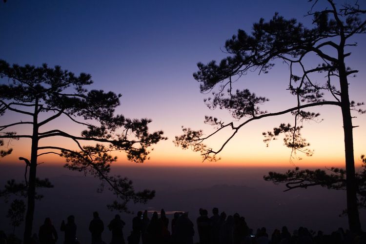 Le soleil se lève sur le parc national de Phu Kradung