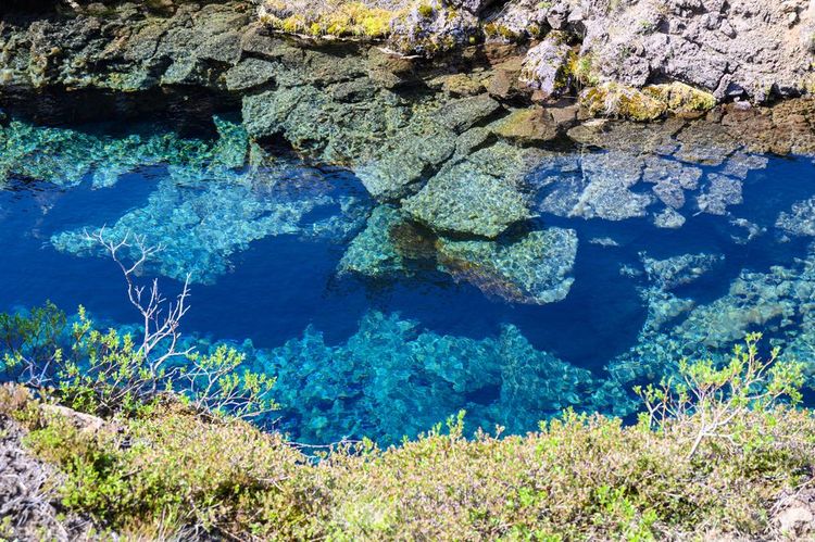 Le site de plongée Silfra, dans le parc national de Thingvellir
