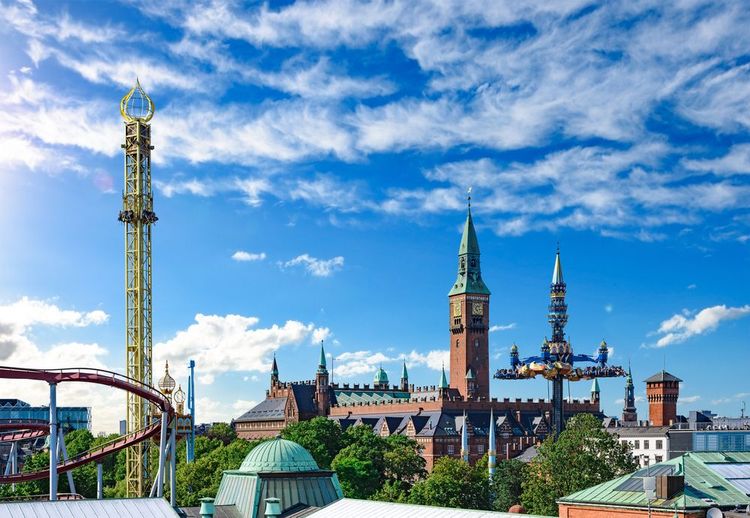 Le parc Tivoli, en plein centre de Copenhague
