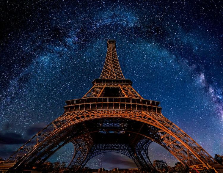 Le ciel étoilé vu depuis Paris