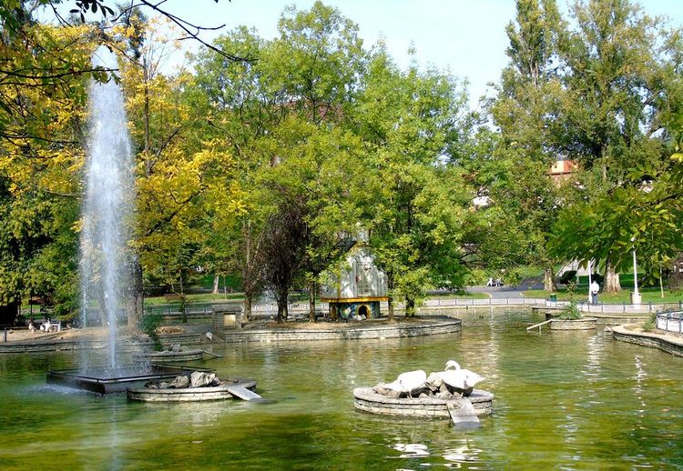 Le jardin public Doña Casilda à Bilbao.