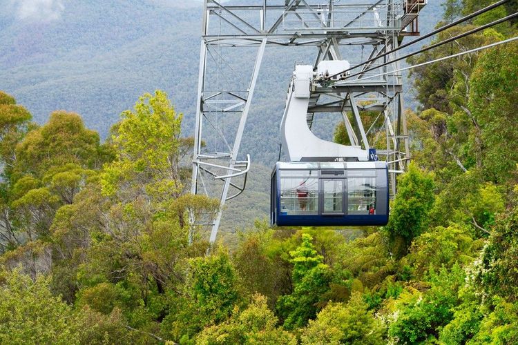 Téléphérique menant aux Blue Mountains
