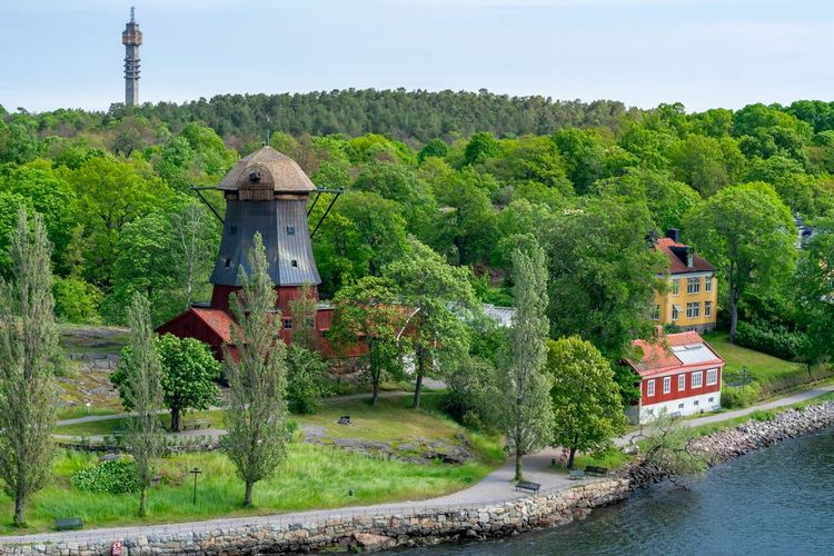 Vieux moulin à vent sur l'île de Djurgarden