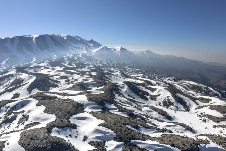 La montagne de Psiloritis (Ida), Crète