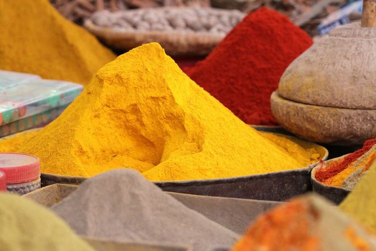 Les épices sont un incontournable des marchés marocains