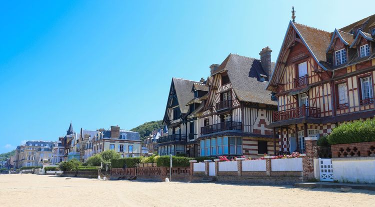Die Architektur von Deauville, eine Augenweide