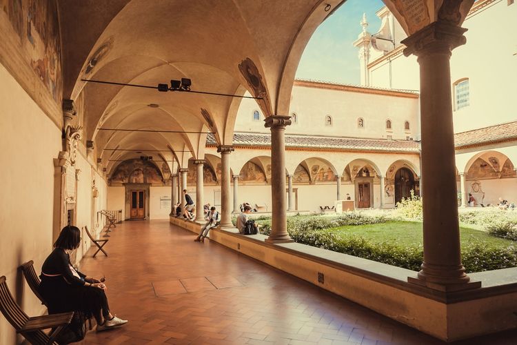 Il chiostro del Museo San Marco