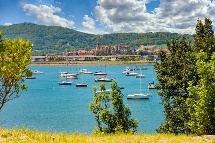 La baie d'Hendaye, Pyrénées