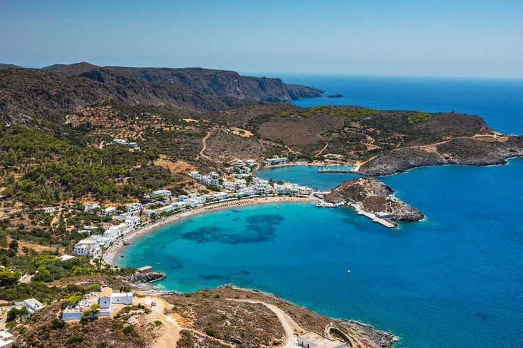 Kapsali sur l'île de Kythera, Grèce