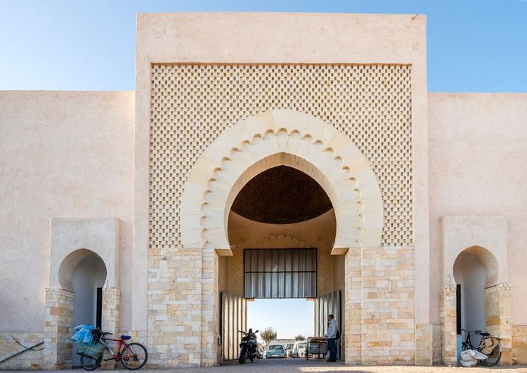 Entrée du souk El Had, Agadir, Maroc