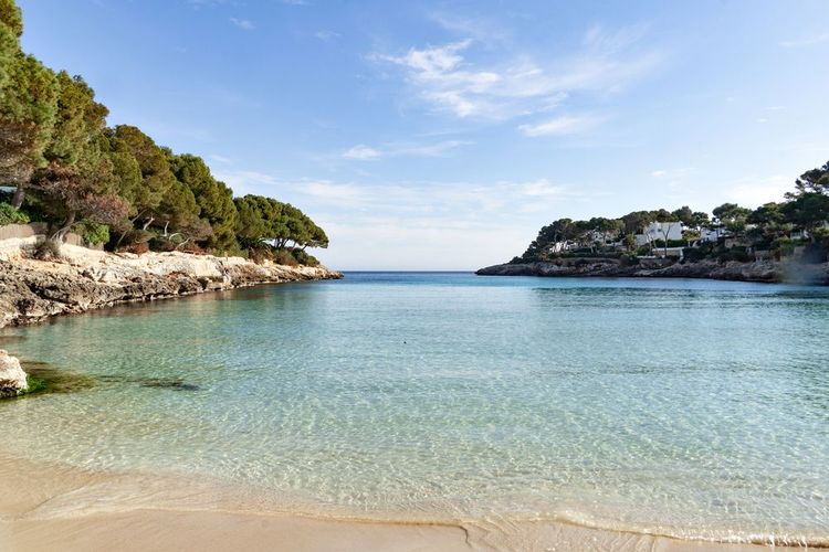La plage de Cala d'Or, Majorque