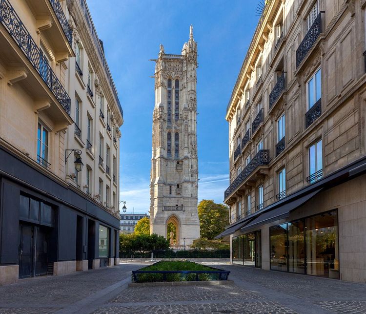Tour Saint-Jacques, quartier Châtelet, Paris