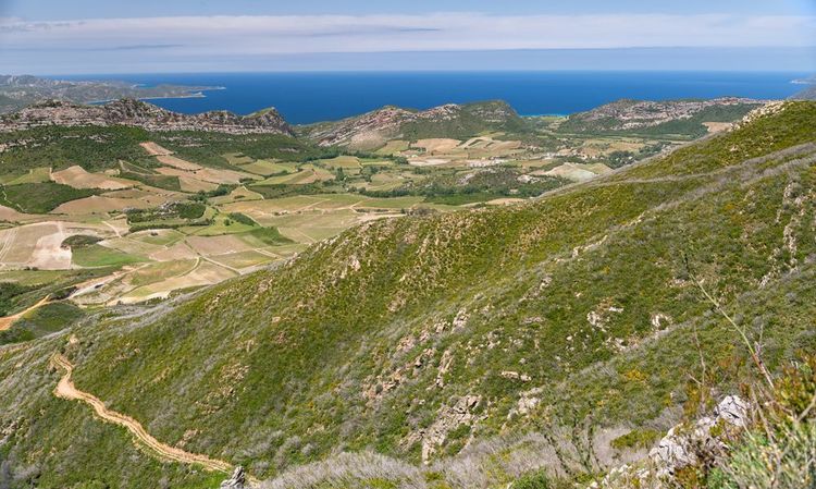  Panorama della piana dell'Oletta e del Golfo di Saint-Florent