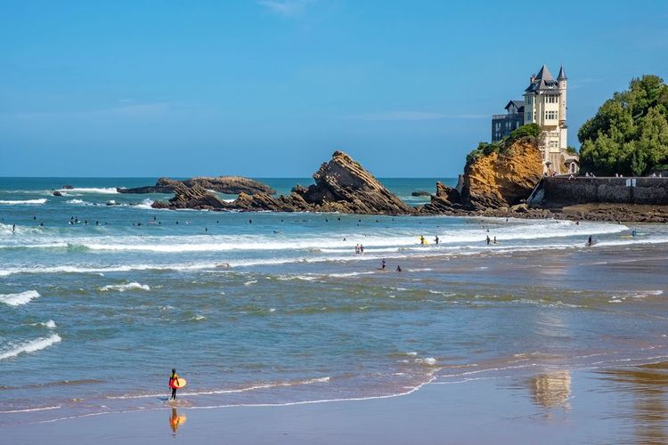 La Côte des Basques à Biarritz