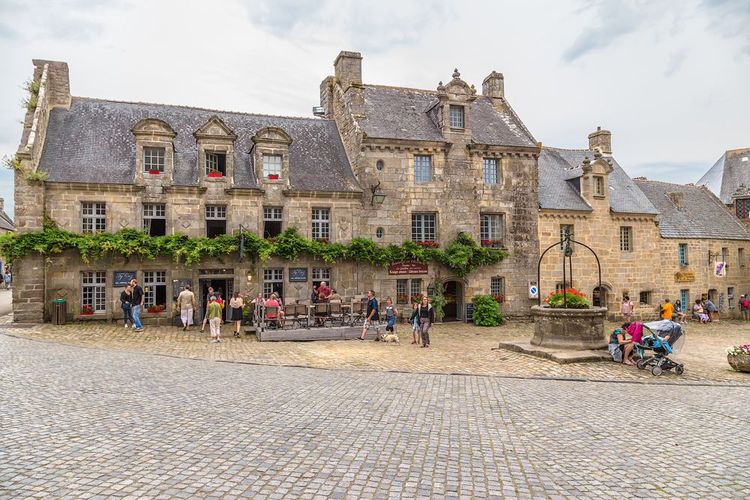Les maisons en granit de Locronan.