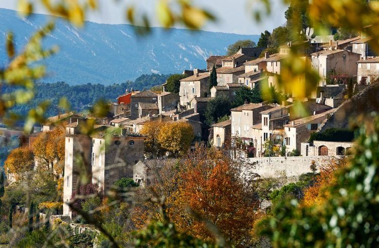 Le village de Bonnieux dans le Luberon