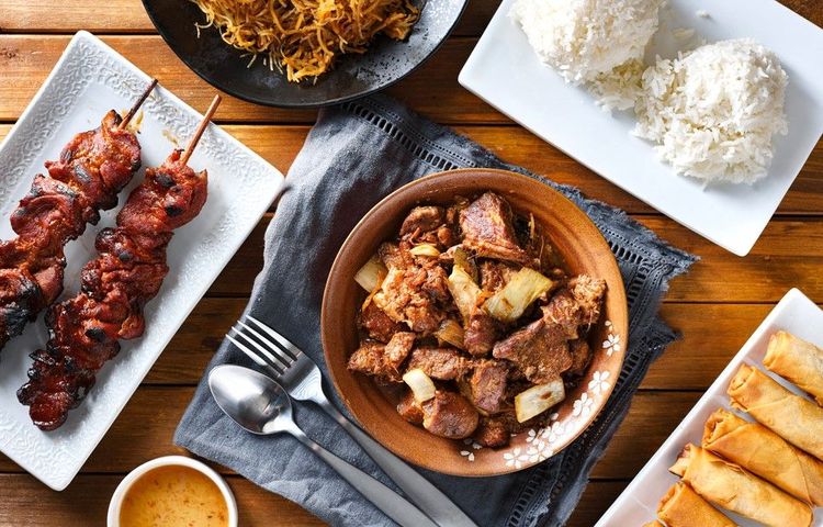 Belle assiette d'adobo