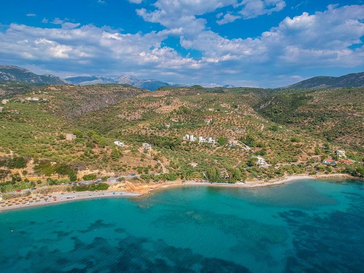 Plage de Santova, Kalamata
