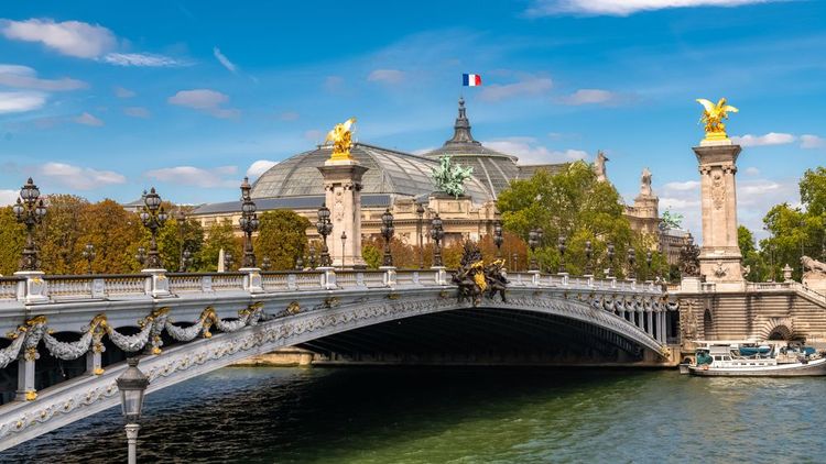 La Seine et le pont Alexandre III