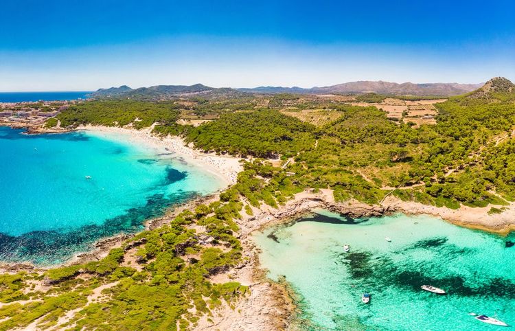 Cala Agulla, Majorque, Baléares, Espagne