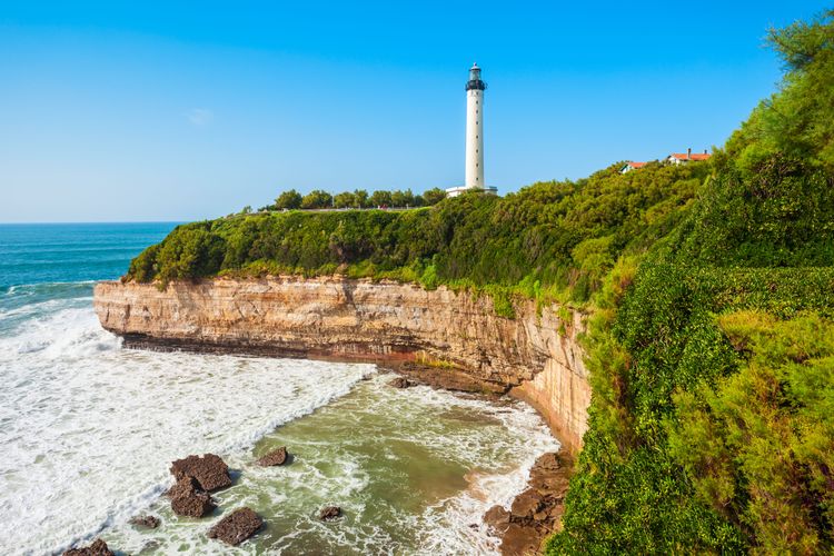 Der Leuchtturm von Biarritz: ein Symbol der Stadt am Meer