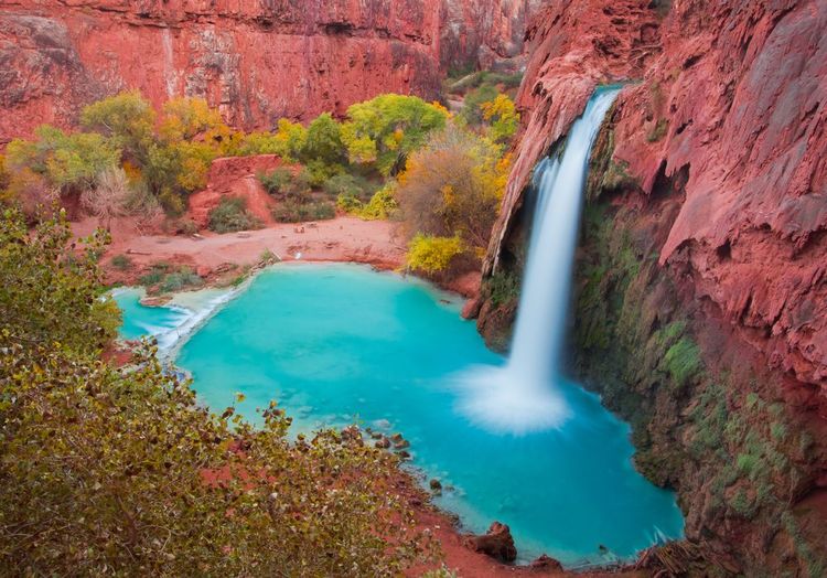Les chutes Havasu en Arizona, Etats-Unis