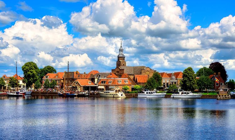 La ville et le port historique de Blokzijl