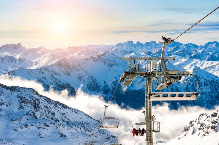 Les remontées mécaniques de Val Thorens.