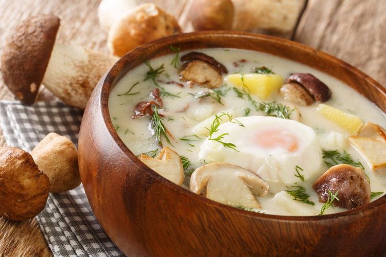 La Kulajda est une soupe traditionnelle tchèque.