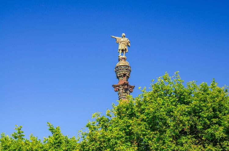 Statue Christophe Colomb, Espagne