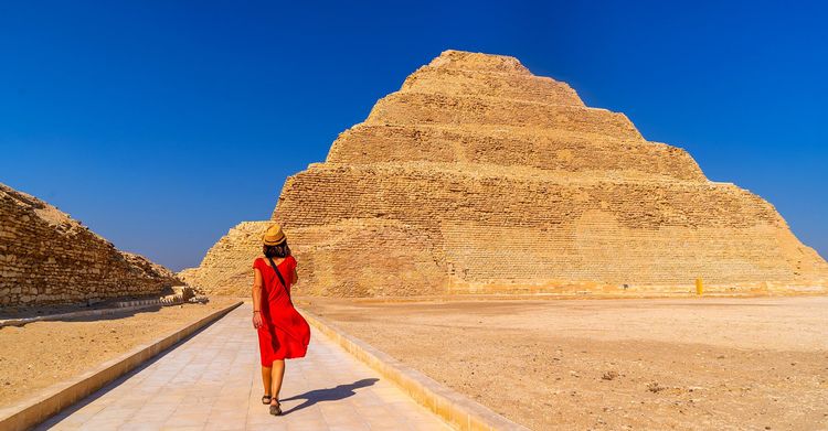 La pyramide à degrés de Saqqarah