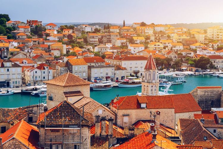 Coucher de soleil sur Trogir