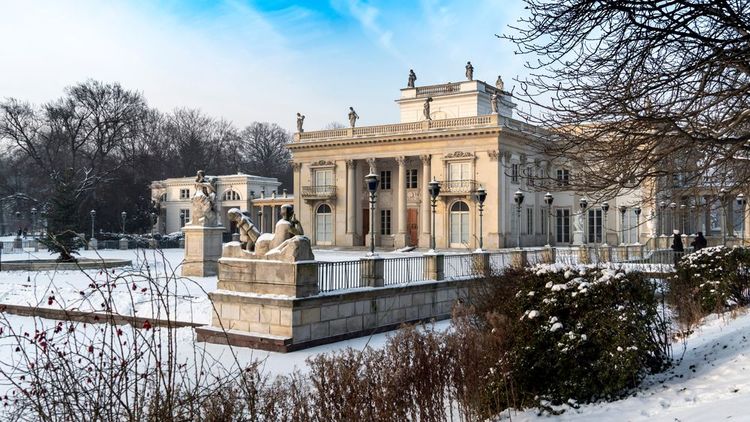 Le Palais sur l'eau, en hiver