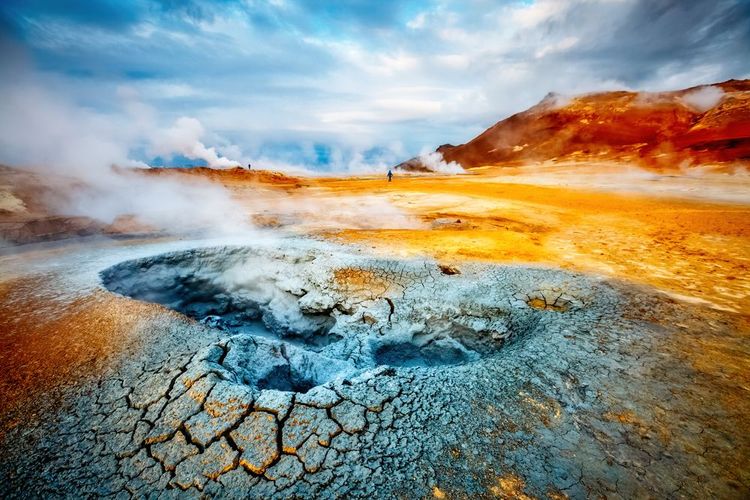 La zone de Hverarond en Islande