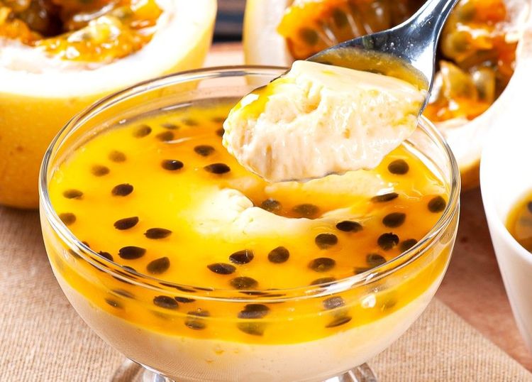 Pudding au maracuja
