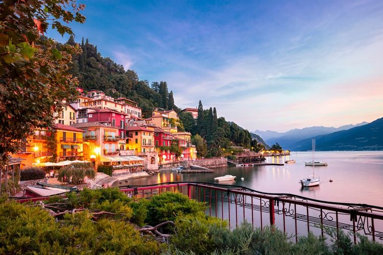 Vista panoramica di Como