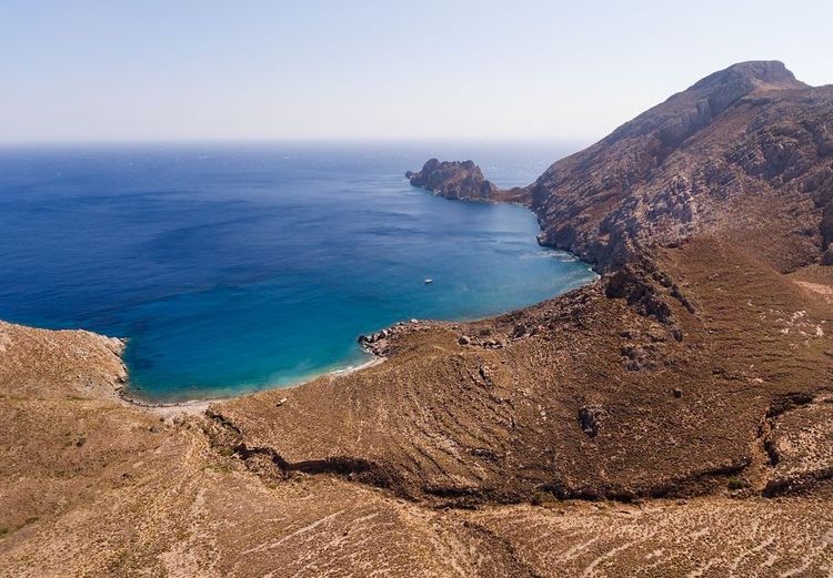 Baie d'Agios Andreas, Tilos, Grèce
