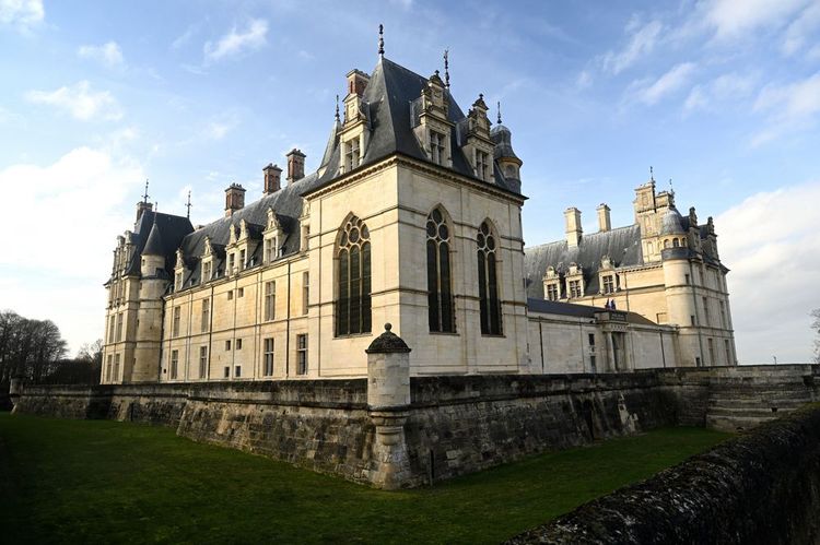 Château historique d'Ecouen, au nord de Paris, France