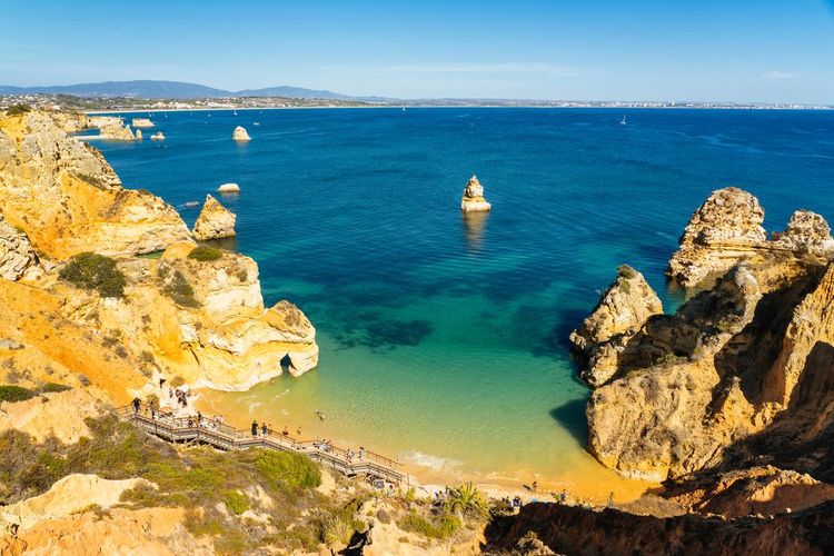 La plage de Do Camilo en Algarve