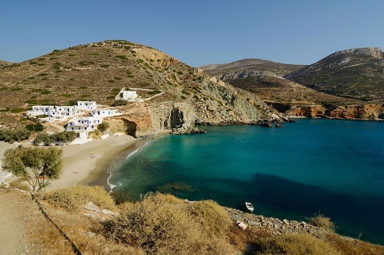 Plage d'Angali, Folegandros