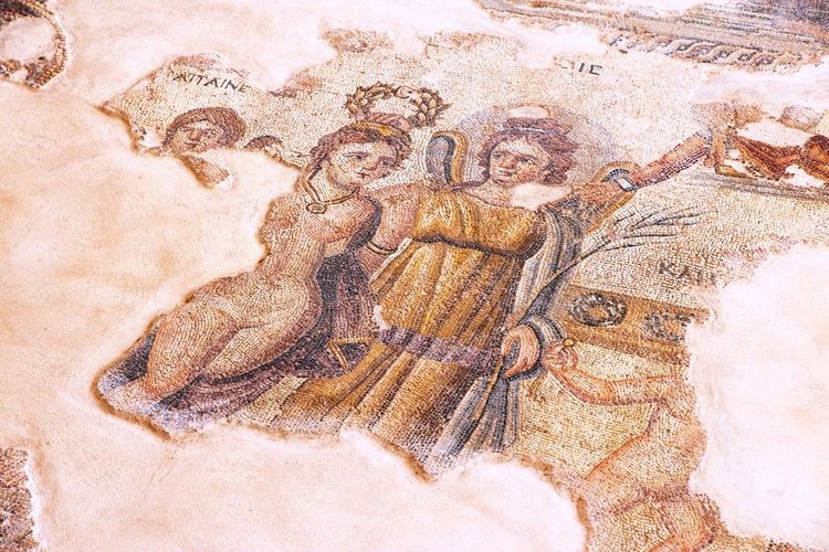 Mosaïque grecque du site de Kato Paphos, Chypre