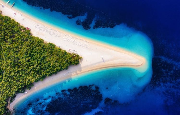 Zlatni Rat Beach, Croatie