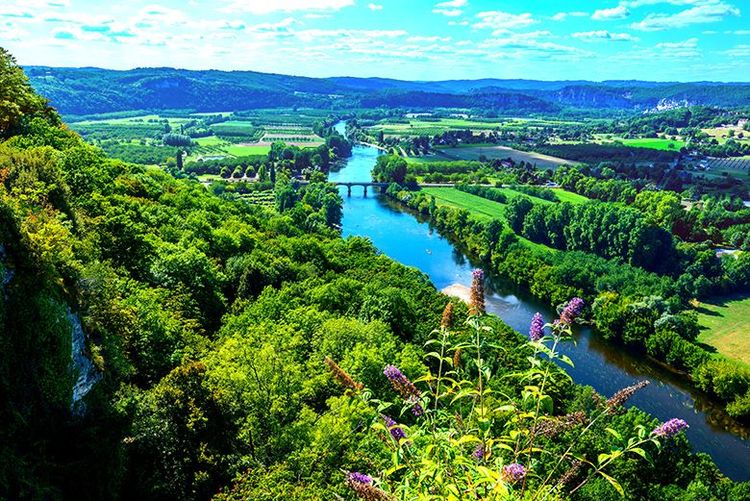 La Dordogne vue depuis les hauteurs de Domme
