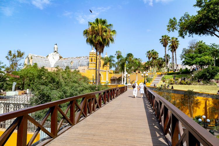 The bridge in Lima's Barranco district