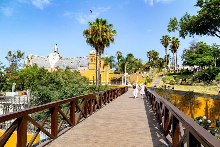 Pont du quartier Barranco à Lima