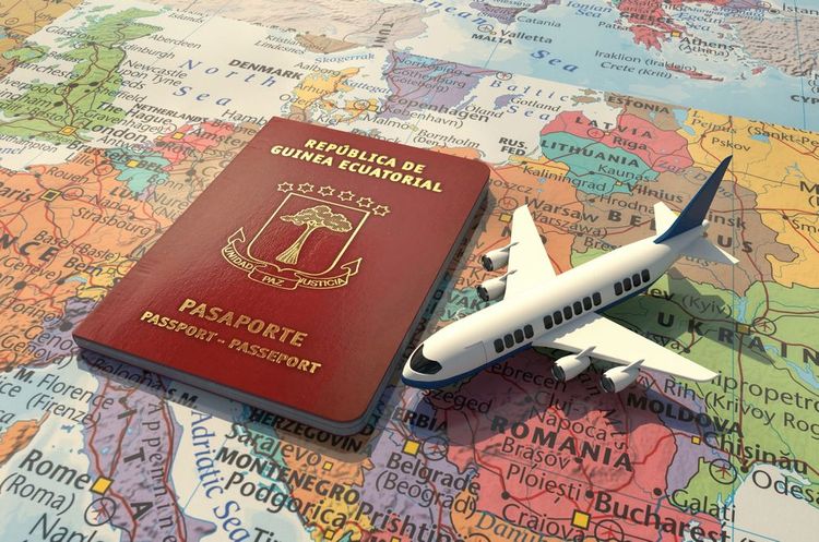 Illustration 3D passeport guinéen