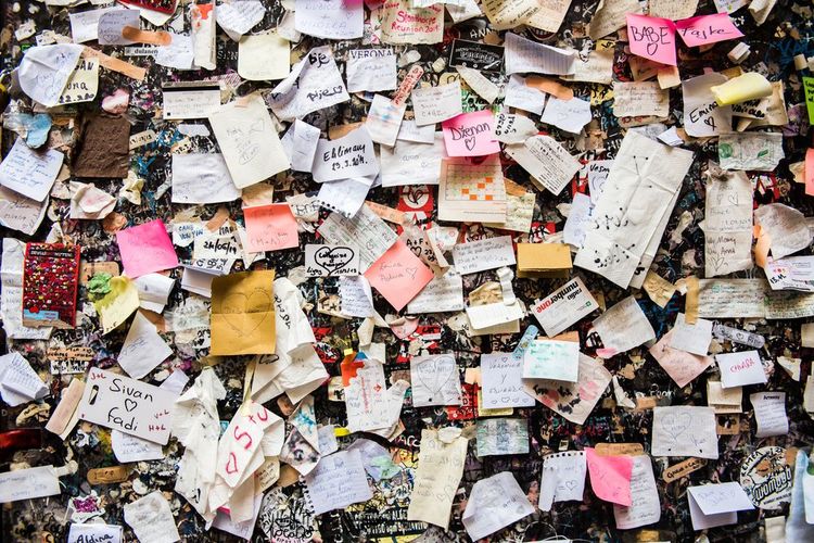 Lettres d'amour sur le mur de la Maison de Juliette, Vérone